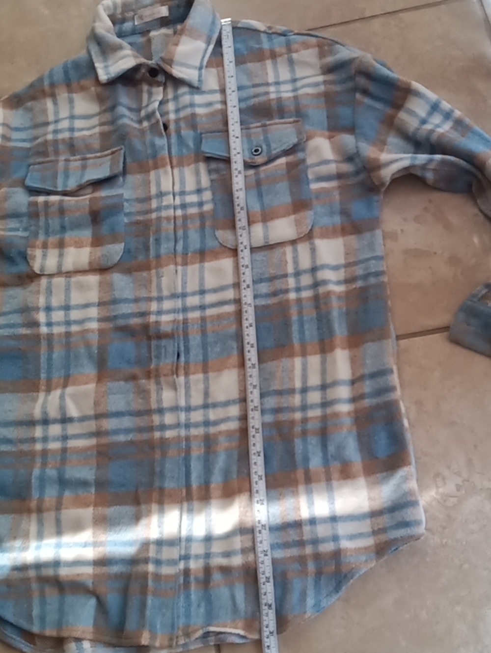 Chic Plaid Overshirt - Picture 8 of 11